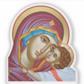 Virgin Mary デカール Theotokos (正面)