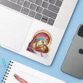 Virgin Mary デカール Theotokos (ノートパソコンとiPhone)