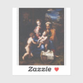 Virgin Mary and Child with John the Baptist シール (シート)