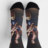 Virgin Mary and Child with John the Baptist ソックス (上部)