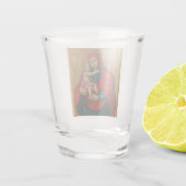 Virgin Mary and Jesus Child by Jan Rombauer ショットグラス (裏面)