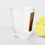 Virgin Mary and Jesus Child by Jan Rombauer ショットグラス (左)