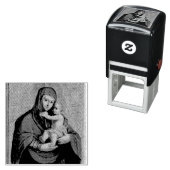 Virgin Mary and Jesus Child by Jan Rombauer セルフインキングスタンプ (インサイチュ)