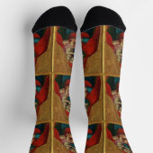 Virgin Mary and Jesus Child by Jan Rombauer ソックス (上部)