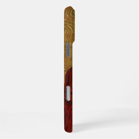 Virgin Mary and Jesus Child by Jan Rombauer iPhoneケース (右側面)