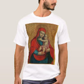 Virgin Mary and Jesus Child by Jan Rombauer Tシャツ (正面)