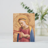 Virgin Mary Annunciate by Fra Angelico ポストカード (スタンド正面)