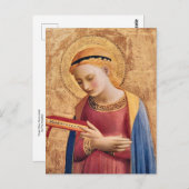 Virgin Mary Annunciate by Fra Angelico ポストカード (正面/裏面)