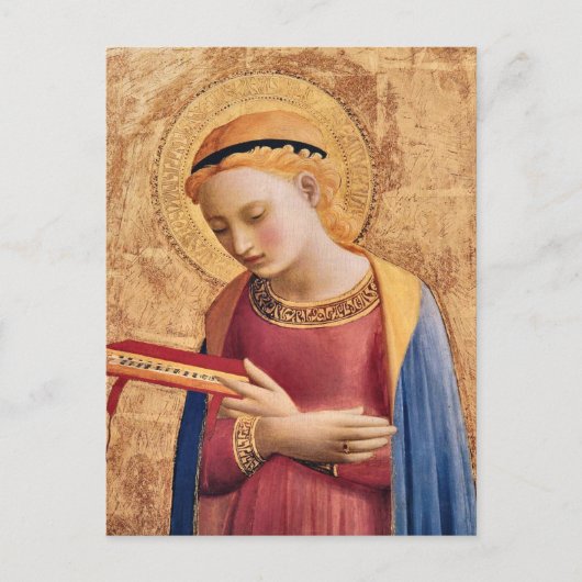 Virgin Mary Annunciate by Fra Angelico ポストカード (正面)