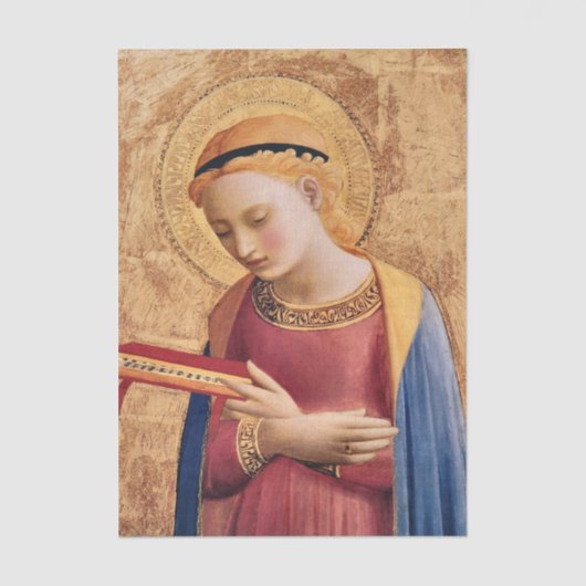 Virgin Mary Annunciate by Fra Angelico 薄葉紙 (正面)