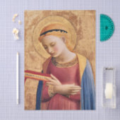 Virgin Mary Annunciate by Fra Angelico 薄葉紙 (クラフト)