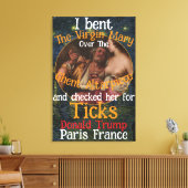 Virgin Mary Donald TRUMP Ticks Parasites キャンバスプリント (インサイチュ (リビング))