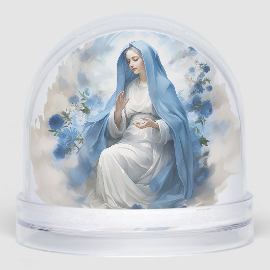 Virgin Mary in Whites and Blues with Roses (正面)