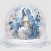 Virgin Mary in Whites and Blues with Roses (裏面)
