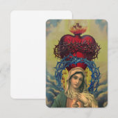 Virgin Mary, Mother of Jesus card サンキューカード (正面/裏面)