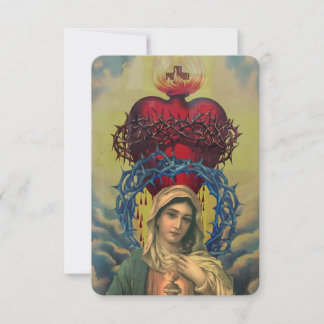 Virgin Mary, Mother of Jesus card サンキューカード
