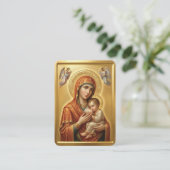 Virgin Mary prayer card 名刺 (スタンド正面)