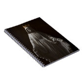 Virgin Mary Wearing a Gold Crown Spiral ノートブック (右側)