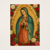 Virgin Mexico Guadalupe Spanish Funeral Prayer (正面)