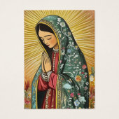 Virgin Mexico Guadalupe Spanish Funeral Prayer (正面)