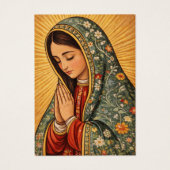 Virgin Mexico Guadalupe Spanish Funeral Prayer (正面)