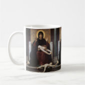 Virgin of Consolation William-Adolphe Bouguereau コーヒーマグカップ (左)