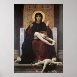 Virgin of Consolation – William Adolphe Bouguereau ポスター