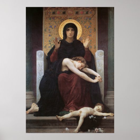 Virgin of Consolation – William Adolphe Bouguereau ポスター (正面)