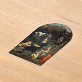 Virgin of the Rocks, Leonardo da Vinci アクリル招待状 (レイダウン)