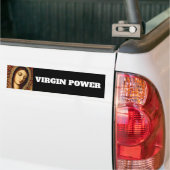 VIRGIN POWER バンパーステッカー (トラック上)