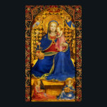 VIRGIN WITH CHILD AND ANGELS by Fra Angelico  ポスター<br><div class="desc">Madonna of Humility .Italian late medieval masterpiece from Fra Beato Angelico ,  Florence -Italy</div>