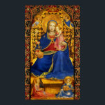 VIRGIN WITH CHILD AND ANGELS by Fra Angelico  ポスター<br><div class="desc">Madonna of Humility .Italian late medieval masterpiece from Fra Beato Angelico ,  Florence -Italy</div>