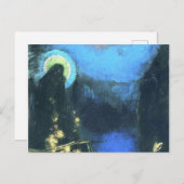 Virgin With Corona By Odilon Redon 1898 ポストカード (正面/裏面)
