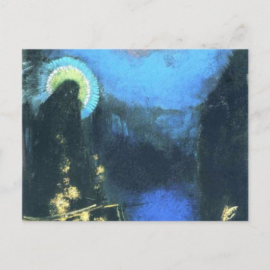 Virgin With Corona By Odilon Redon 1898 ポストカード (正面)