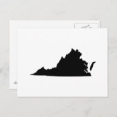 Virginiaのお知らせへの独自の移行を作成 ポストカード (正面/裏面)