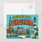 VIRGINIAはがき ポストカード (正面/裏面)