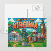 VIRGINIAはがき ポストカード (正面/裏面)