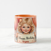 VIRGINIA ～マグカップパーソナライズされた～誕生日～ マグカップ (中央)