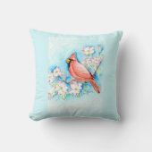 VIRGINIA -州の鳥と花 クッション (正面)