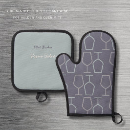 Virginia Baked Personalized | Virginia Wine Lover  鍋つかみ&鍋敷きセット