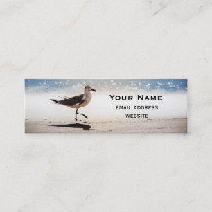 Virginia Beachのカモメの歩く スキニー名刺