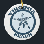 Virginia Beach。 セラミックオーナメント<br><div class="desc">Virginia Beachヴァージニア。</div>