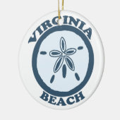 Virginia Beach。 セラミックオーナメント (左)