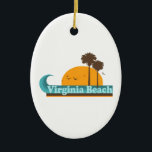 Virginia Beach。 セラミックオーナメント<br><div class="desc">Virginia Beachヴァージニア。</div>