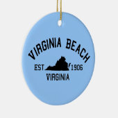 Virginia Beach。 セラミックオーナメント (右)