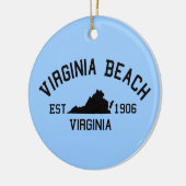 Virginia Beach。 セラミックオーナメント (左)