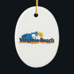Virginia Beach。 セラミックオーナメント<br><div class="desc">Virginia Beachヴァージニア。</div>