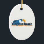 Virginia Beach。 セラミックオーナメント<br><div class="desc">Virginia Beachヴァージニア。</div>