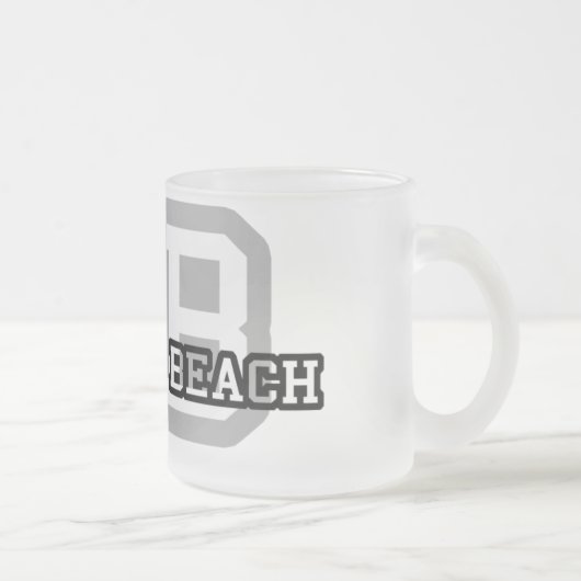 Virginia Beach フロストグラスマグカップ (右)