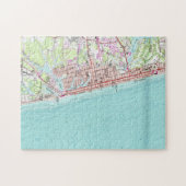 Virginia Beach (1965年)のヴィンテージの地図 ジグソーパズル (横)